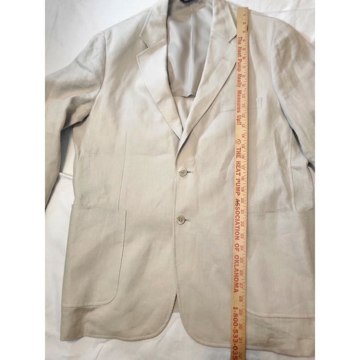 Alan Flusser Alan Flusser Blazer Men Sz XL Linen 2 Button Long Sleeve ...