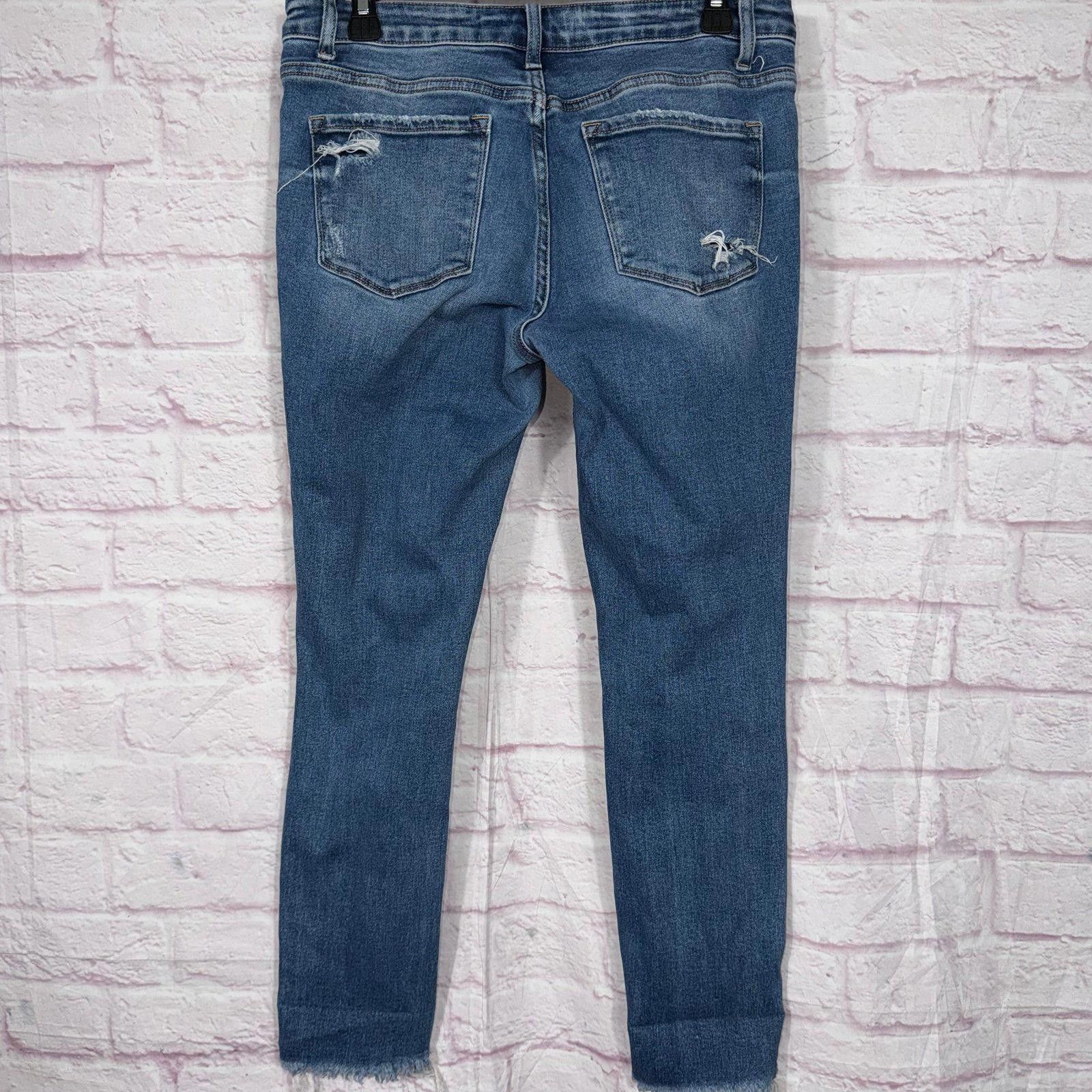 Other Bridge by GLY Distressed Blue Jeans Size 29” Size 29" - 6 Thumbnail
