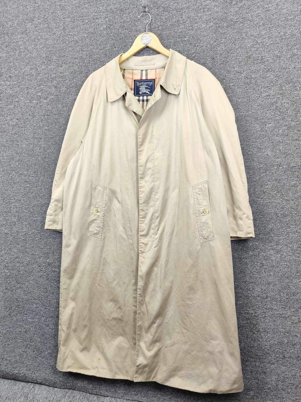Burberry Vintage Burberry Nova Check Trench Coat Size US XL / EU 56 / 4 - 2 Thumbnail