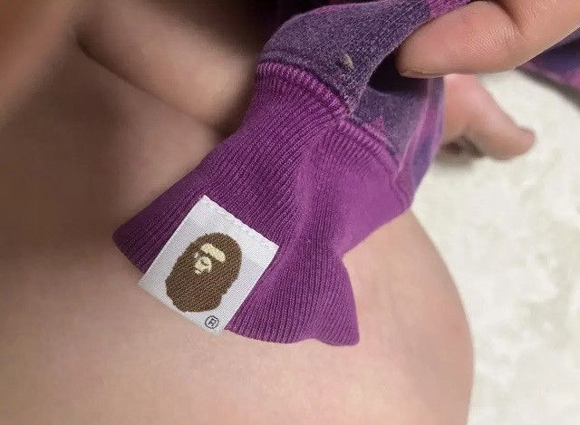 Bape 2005AW OG Bape Purple Long sleeve Size US XL / EU 56 / 4 - 7 Thumbnail