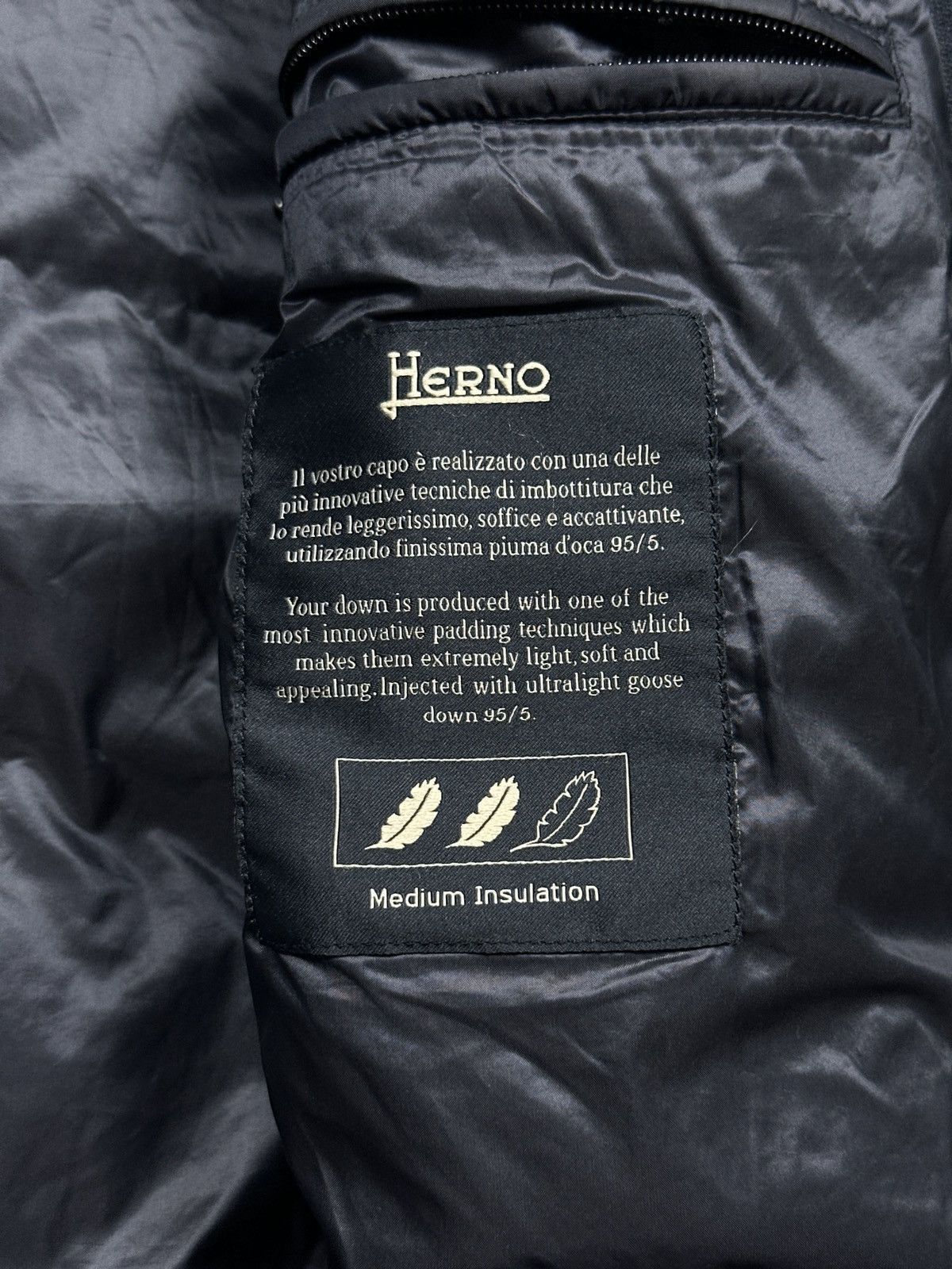 Herno Luxury Herno Loro Piana Style Micro Down Puffer Jacket Size US M / EU 48-50 / 2 - 20 Thumbnail