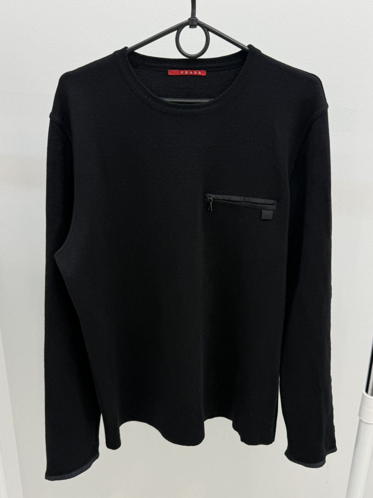 Prada Prada Wool Nylon Sweater Size US L / EU 52-54 / 3 - 1 Thumbnail