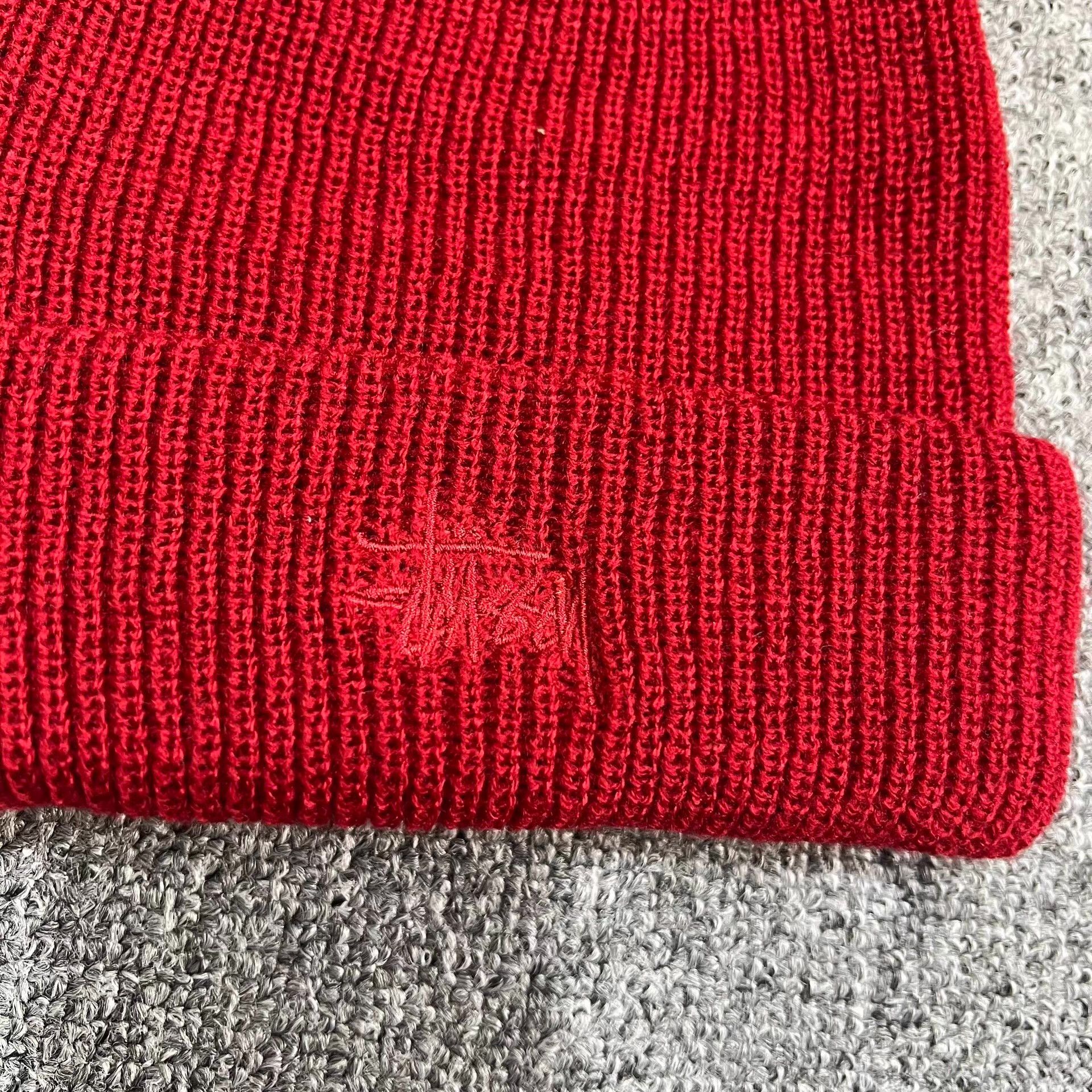 Stussy Stussy Classic Solid Color Logo Embroidered Knit Beanie Q7 Size ONE SIZE - 4 Thumbnail