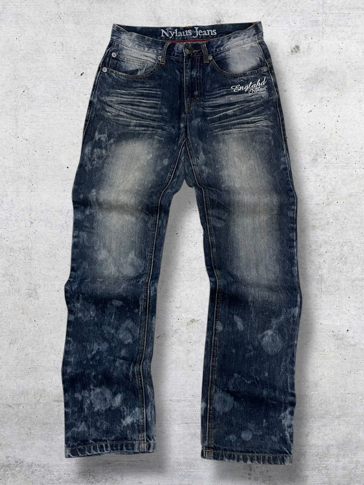 semanticdesign NYLAUS 1990S JAPAN DESIGNER UNDERGROUND DAICOCK PRINT DENIM Size US 29 - 7 Thumbnail