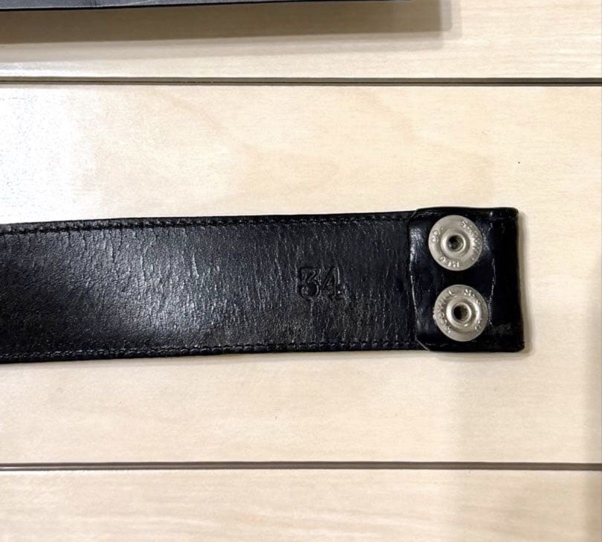 Chrome Hearts 34inch Chrome Hearts Studs Leather belt Size ONE SIZE - 2 Thumbnail