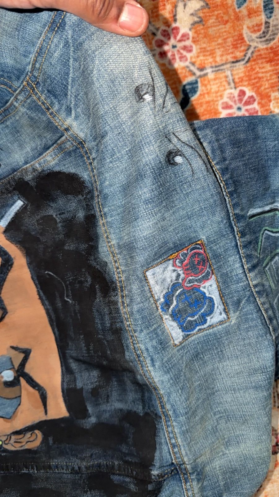 Other Cartoon Denim Jacket sz Medium (Custom) Size US M / EU 48-50 / 2 - 8 Thumbnail