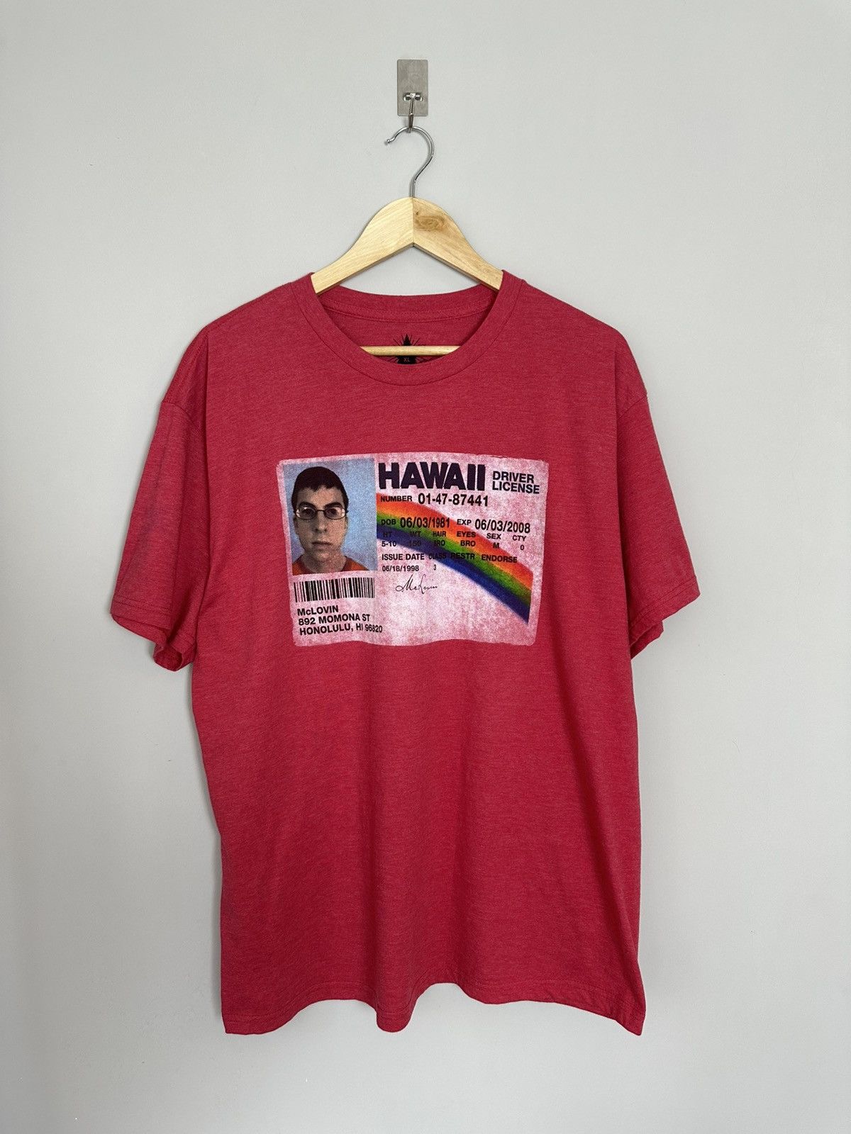 Mad Engine Superbad McLovin License Tee XL Red Vintage 2011 Mad Engine Size US XL / EU 56 / 4 - 1 Thumbnail