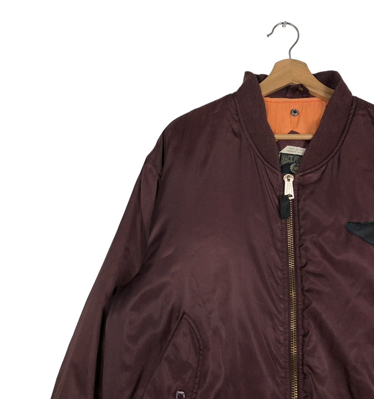 Vintage 🔥VINTAGE BOMBER JACKET MA-1 DESIGN BACK FIRE USA BIG LOGO Size US L / EU 52-54 / 3 - 12 Thumbnail