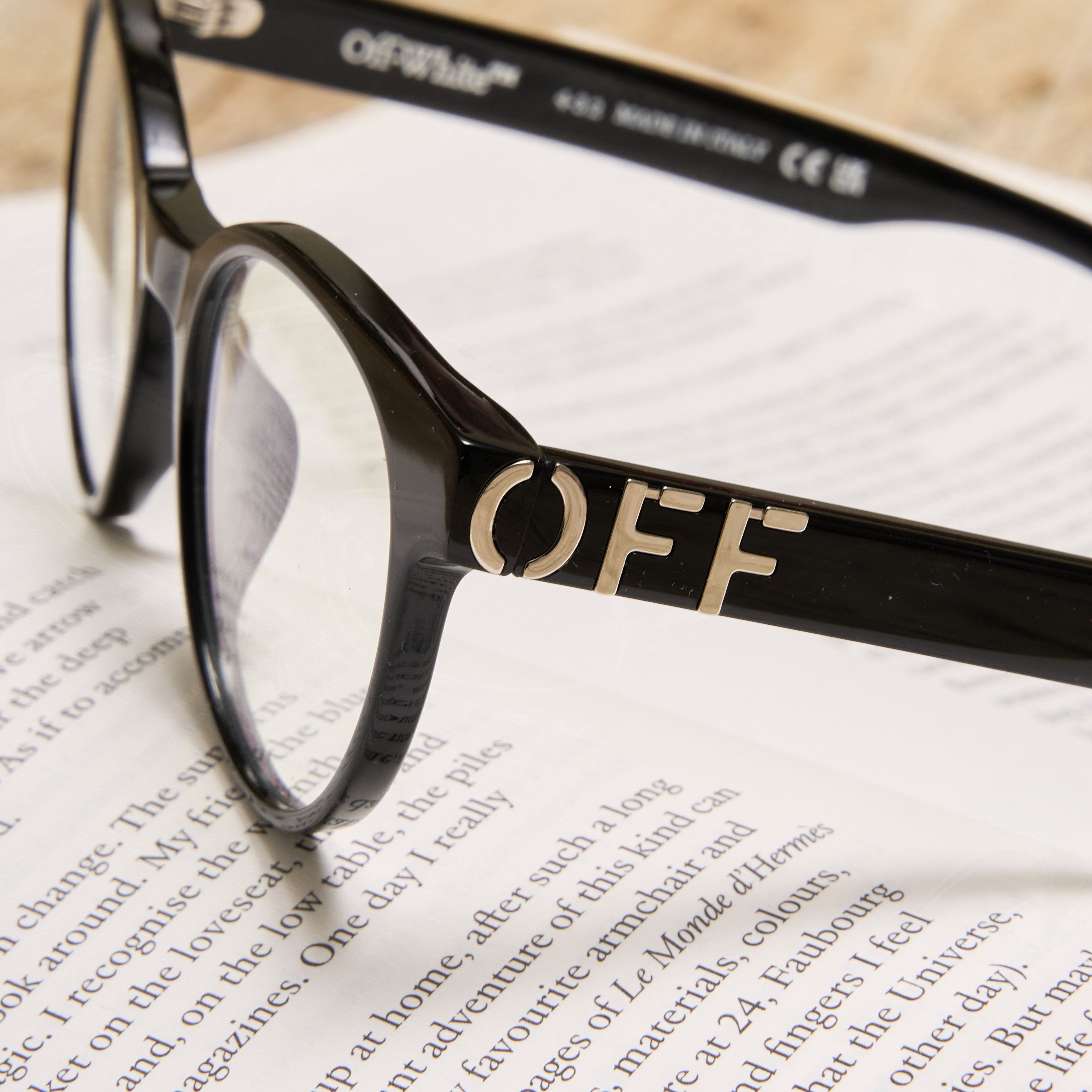 Off-White OFF WHITE Round Frame Glasses black Size ONE SIZE - 4 Thumbnail