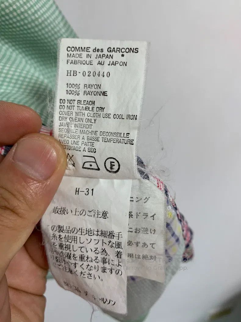 Comme des Garcons Comme Des Garcons Patchwork shirt Size US S / EU 44-46 / 1 - 7 Thumbnail