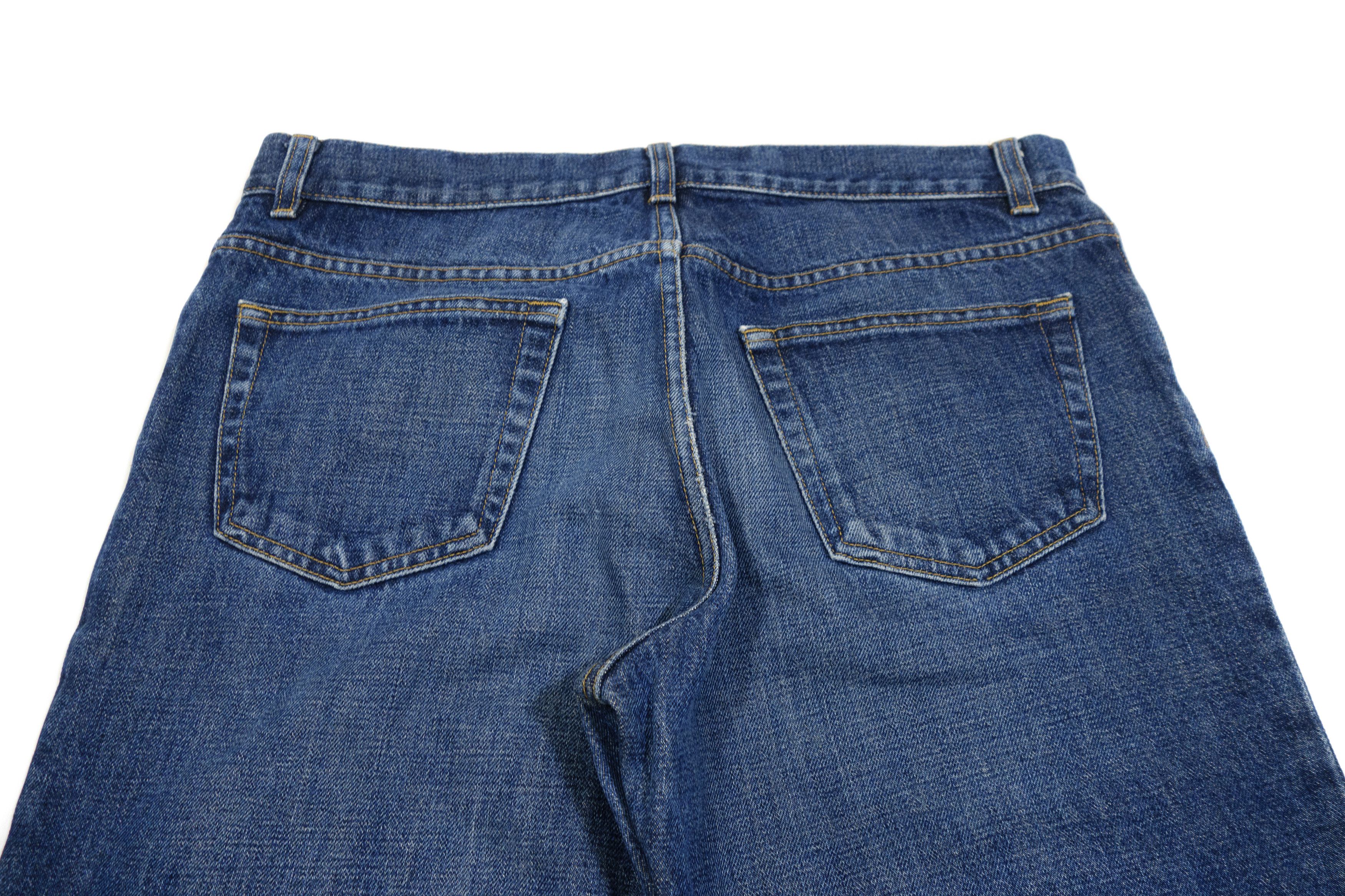 Helmut Lang 90s Vintage Classic Denim Low Waist Contour Fit Jeans Size US 34 / EU 50 - 4 Thumbnail