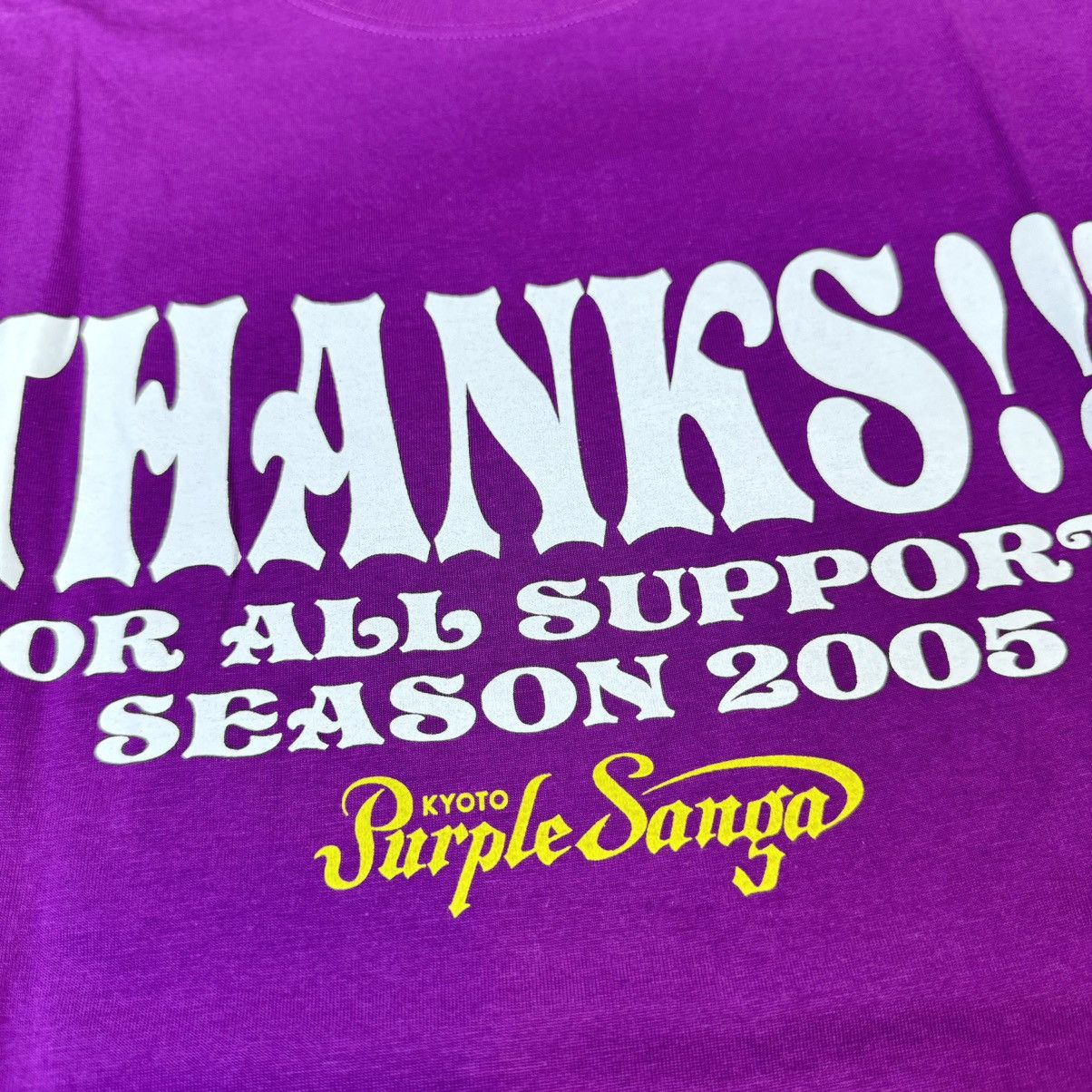 Japanese Brand Kyoto Sanga FC 2005 tee Size US L / EU 52-54 / 3 - 4 Thumbnail