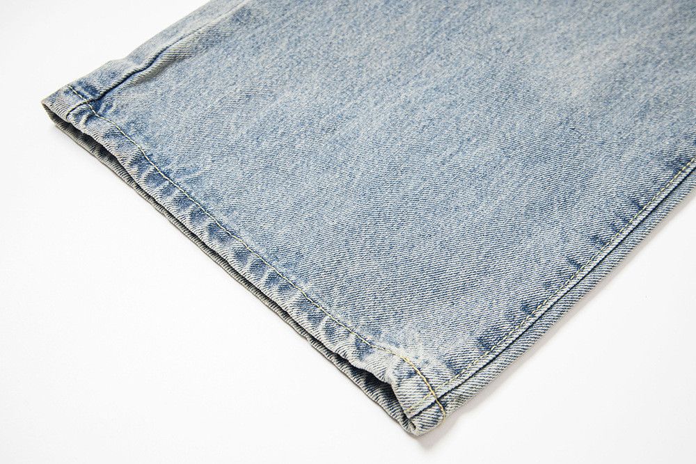 Vintage American retro distressed dirty jeans for men Size US 32 / EU 48 - 6 Thumbnail