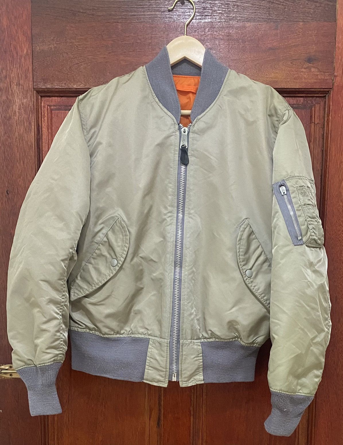 80's MA-1 US.ARMY Alpha社 VINTAGE 1.VINTAGE 70s- 80s ALPHA INDUSTRIES MA-1 BOMBER JACKET SIZE