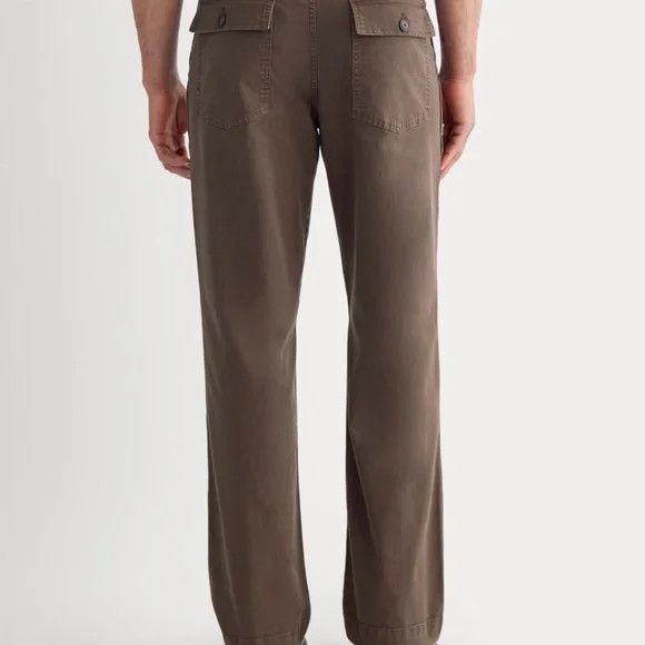 *NEW* Everlane Canvas Relaxed Pant in Brown size 34 x 32