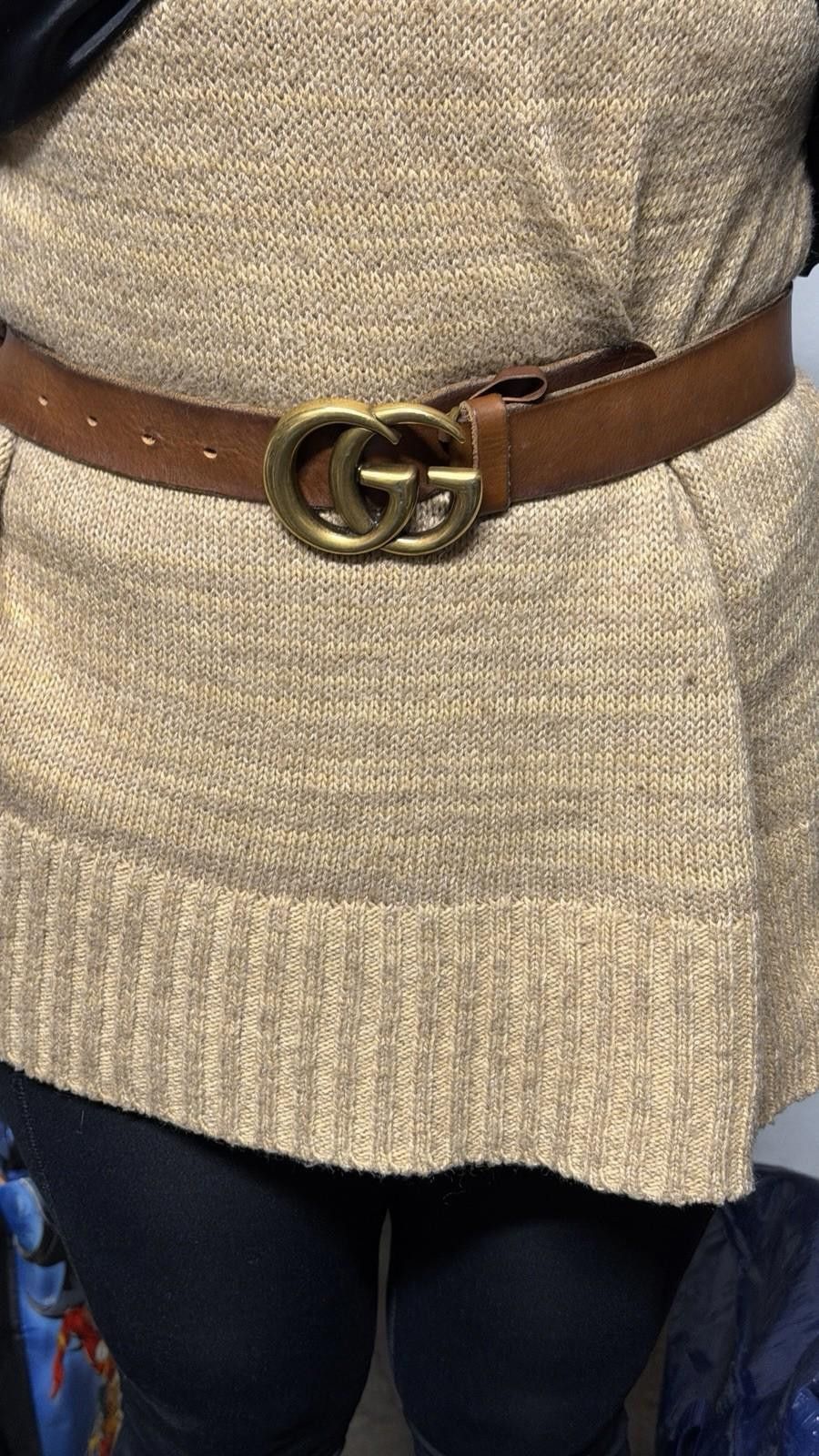 Gucci Gucci GG Marmont Brown Leather Size 85/34 Made in Italy Size ONE SIZE - 8 Thumbnail