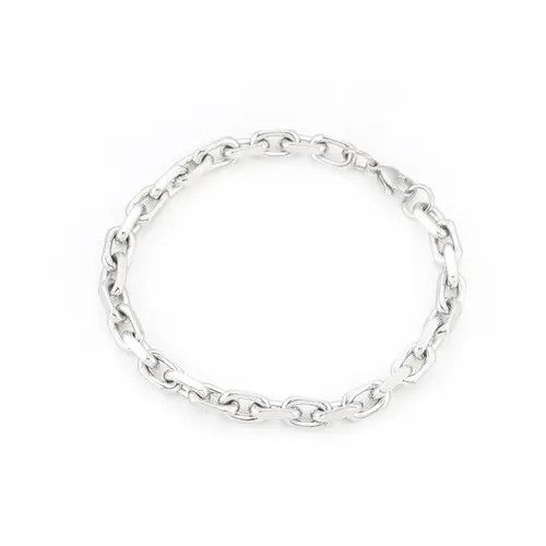 Jewelry Silver Chain Link Bracelet, Men's Stainless Steel Jewelry Size ONE SIZE - 4 Thumbnail
