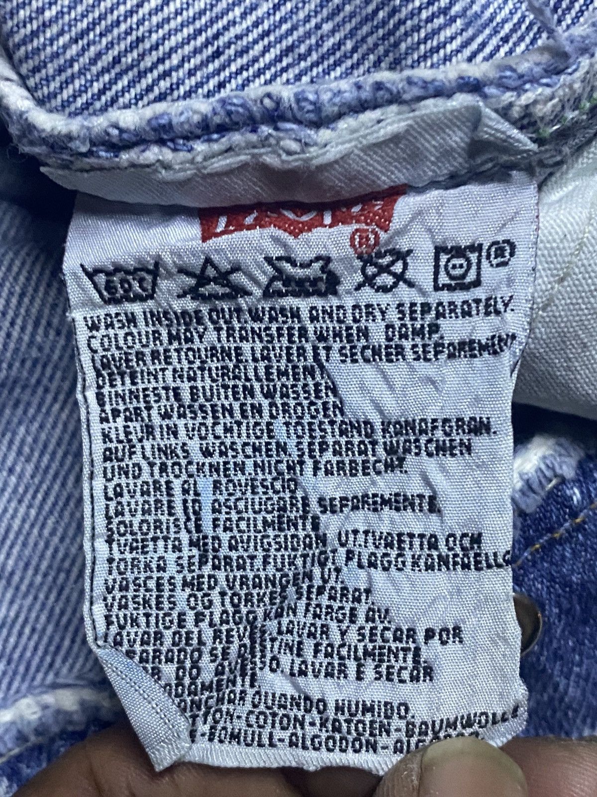 Levi's Vintage Levis 501 Big E Light Wash Y2K Jeans Size US 35 - 16 Thumbnail