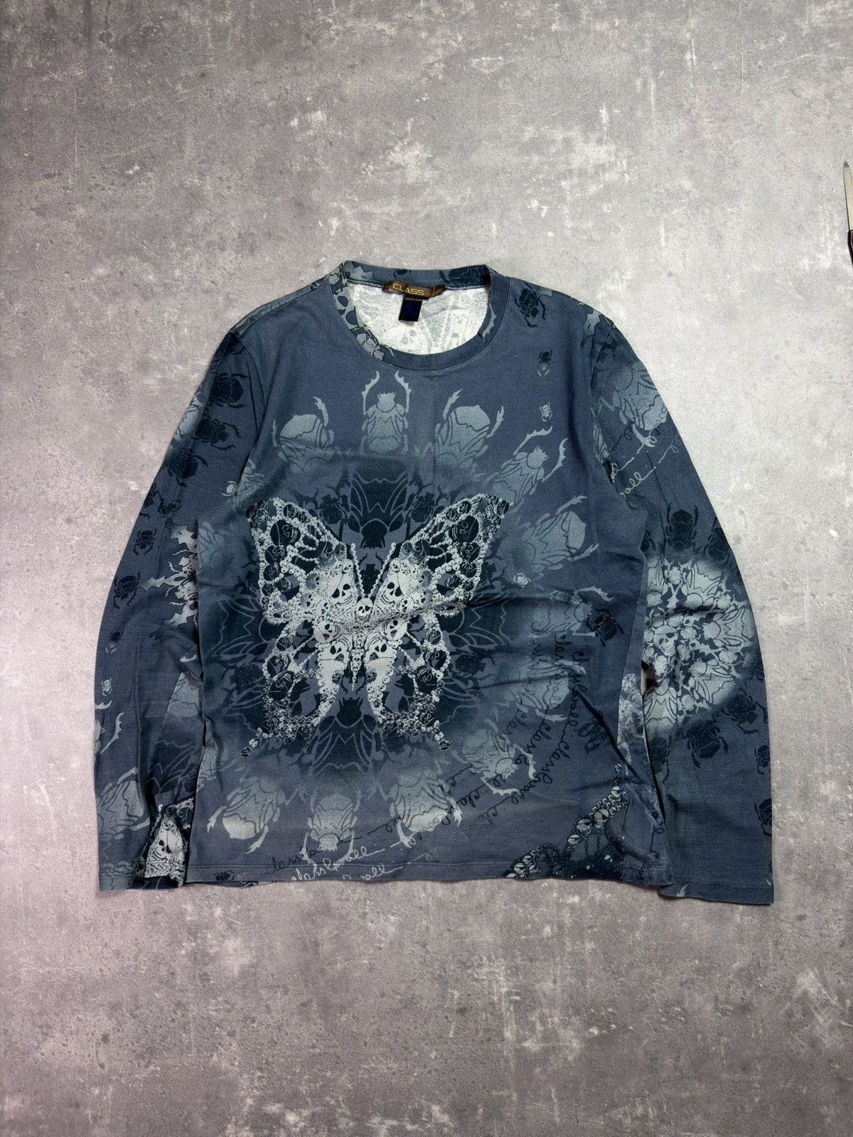 Roberto Cavalli 00s Class Roberto Cavalli Skulls Insects AOP Longsleeve S M Size US M / EU 48-50 / 2 - 1 Thumbnail