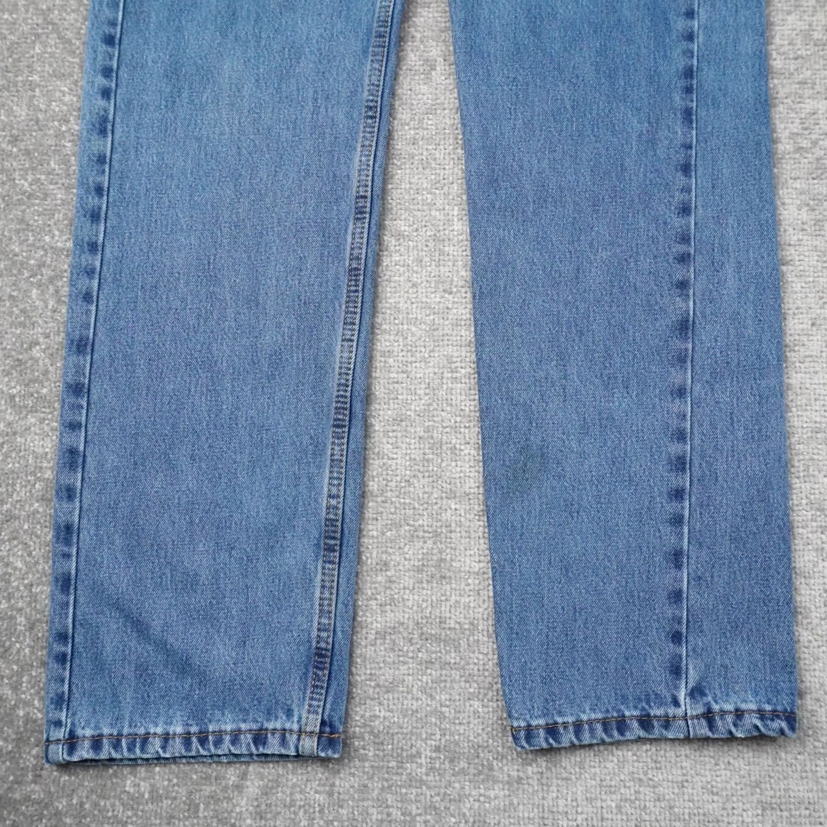 Levi's Levi's 505 Straight Leg Mens 34x34 Medium Wash Blue Denim Jeans Size US 34 / EU 50 - 5 Thumbnail