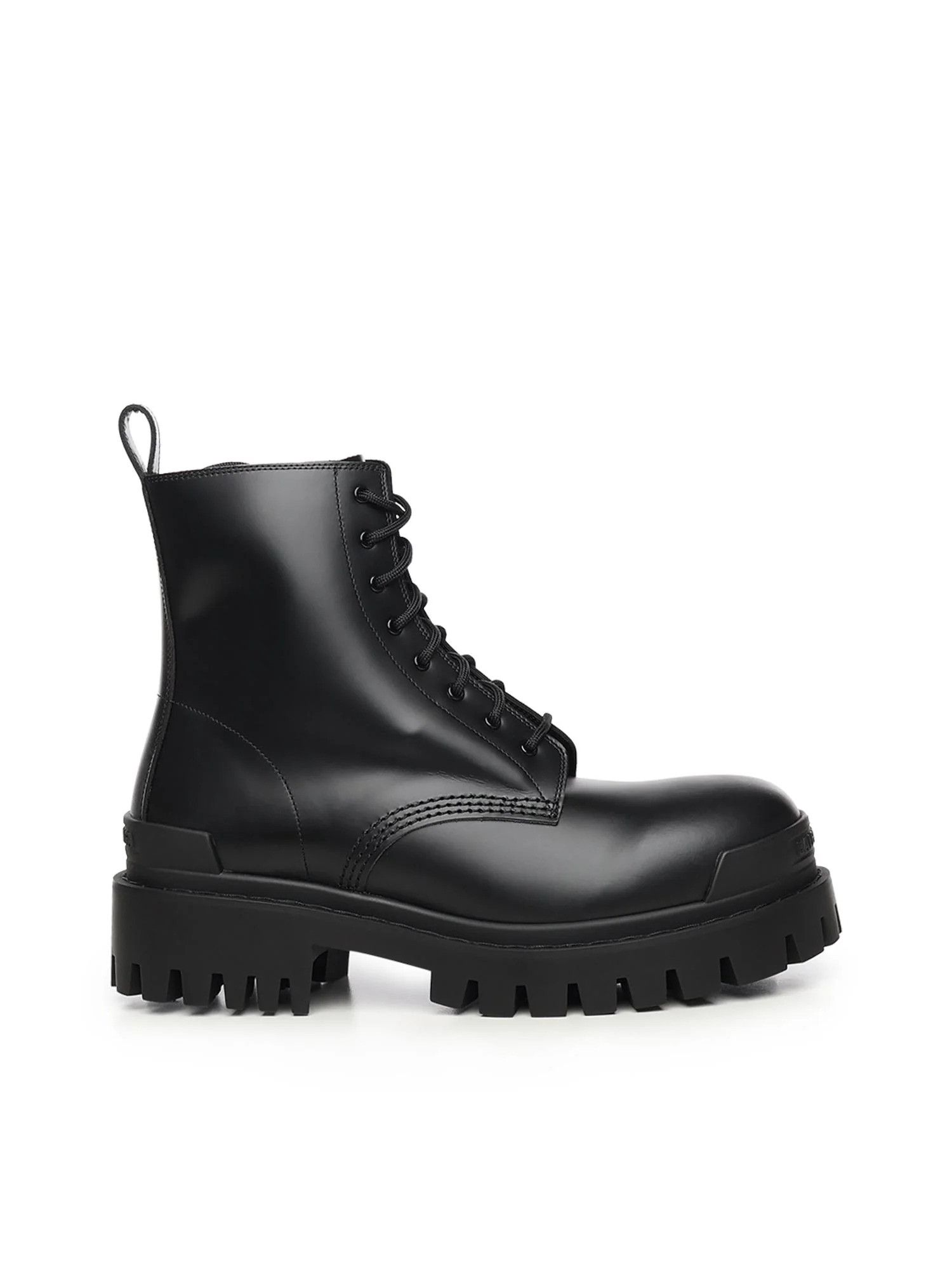 Balenciaga Balenciaga Strike Leather Ankle Boots IT 42 Men - USA Duties Paid Size US 9 / EU 42 - 1 Thumbnail