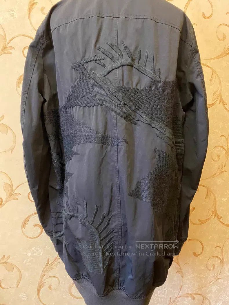 Rick Owens Rick Owens 15ss Rare Ghost Face Flight Jacket Size US M / EU 48-50 / 2 - 2 Thumbnail