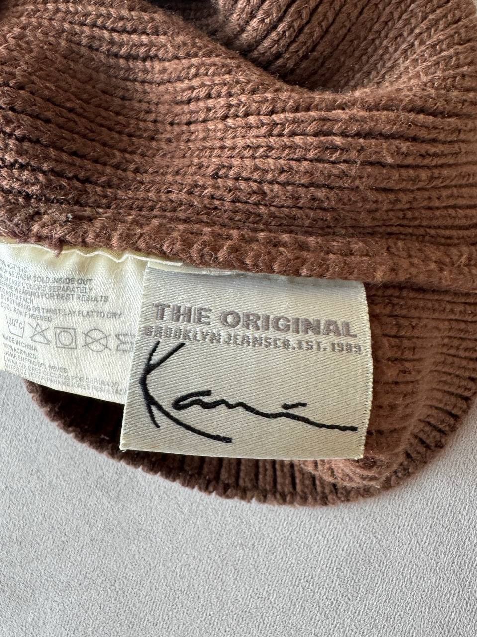 JNCO × Karl Kani × Vintage Vintage 90’s Karl Kani Jeans Hip-Hop Style Beanie Hat Size ONE SIZE - 4 Thumbnail