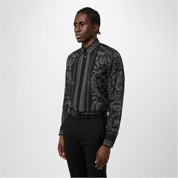Versace o1g2r1mq0824 Size: 85 / Palazzo Belts in Black Size 32 - 4 Thumbnail