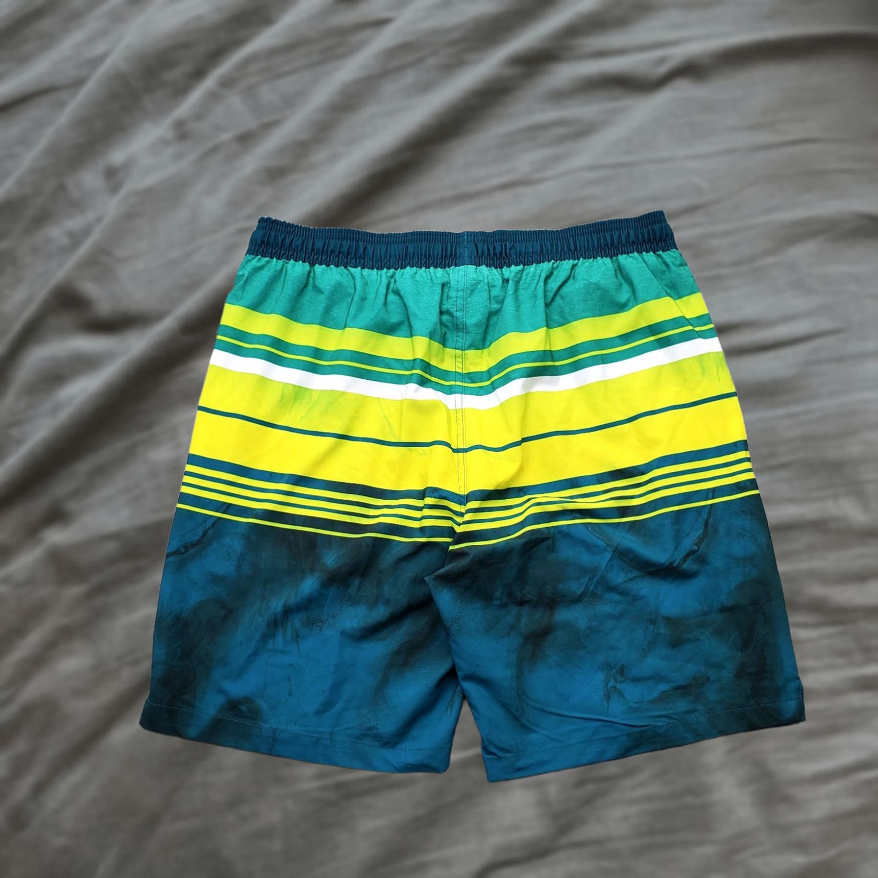 ZeroXposur ZeroXposur Swim Shorts Mens Medium Multi Striped Lined Drawstring Size US 31 - 1 Thumbnail