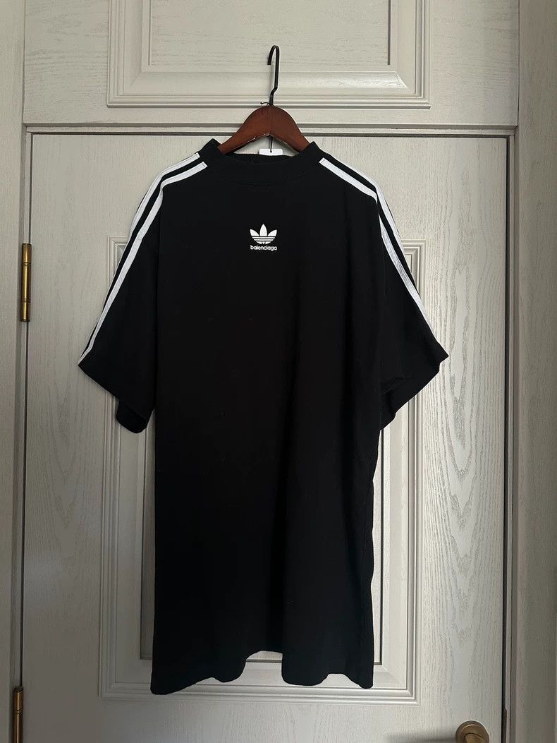 Balenciaga Balenciaga Collaboration Adidas Short Sleeve T-Shirt Black Size US M / EU 48-50 / 2 - 1 Thumbnail