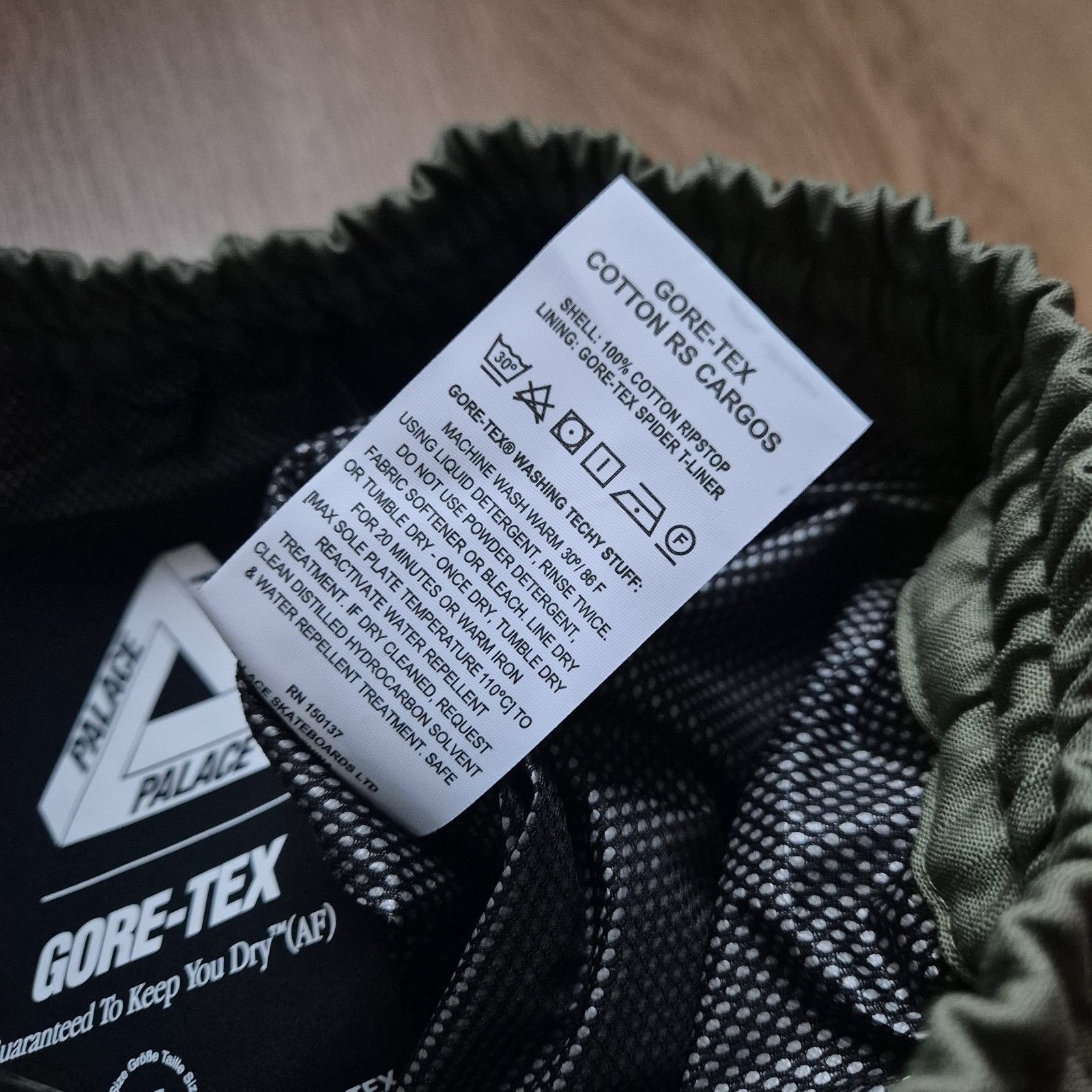 Palace Palace Goretex Cotton RS Cargo Pant Olive Brand New FW23 Size US 32 / EU 48 - 5 Thumbnail