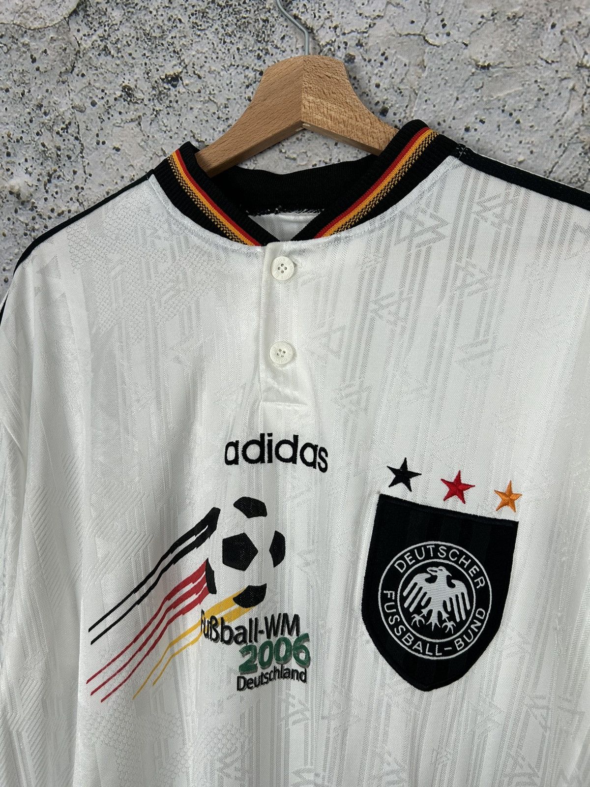 Adidas Vintage Germany 90s Archival Soccer Jersey Football Retro Size US XL / EU 56 / 4 - 3 Thumbnail