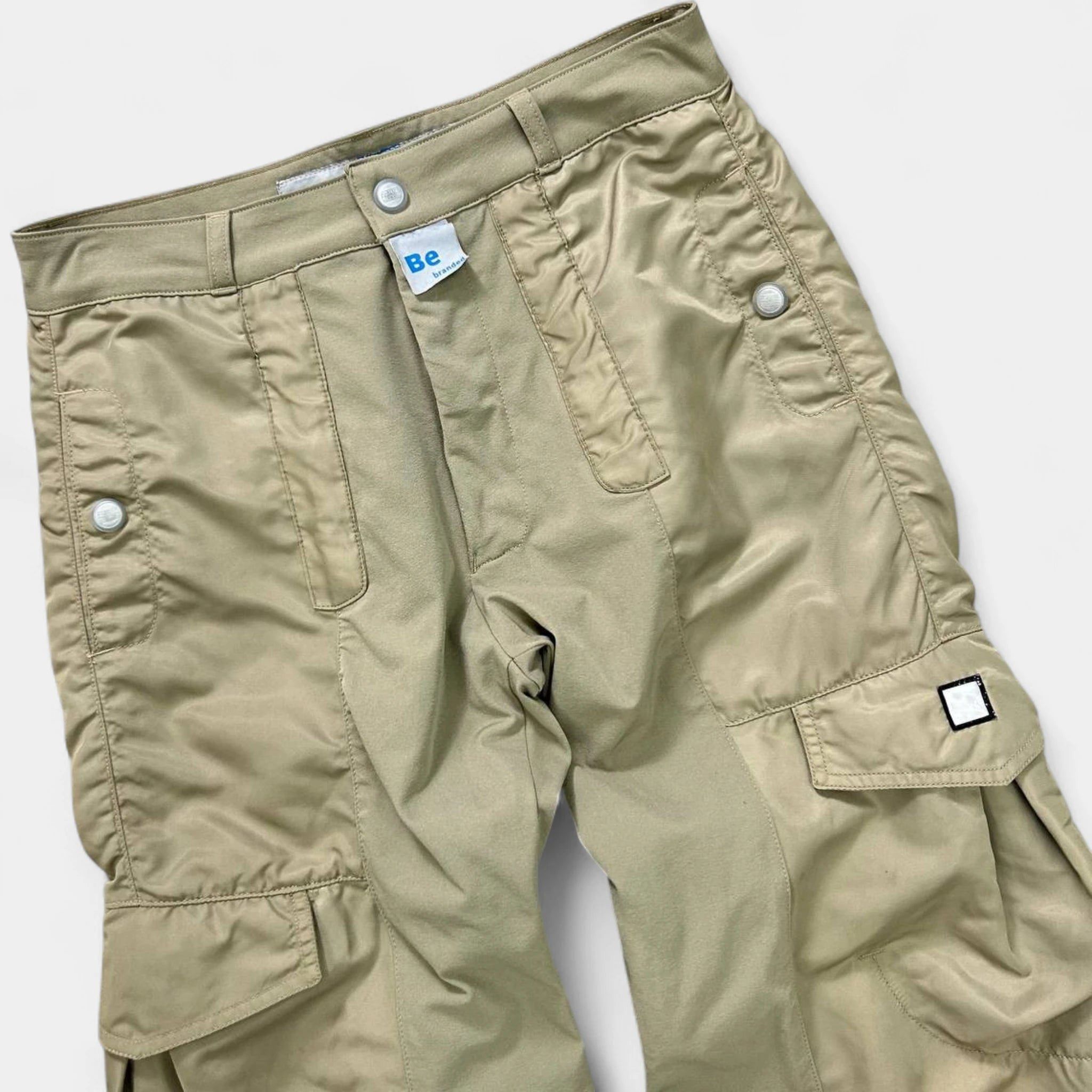 Marithe + Francois Girbaud Marithé + François Girbaud 2000s Technical Nylon Cargo Pants Size US 32 / EU 48 - 2 Thumbnail