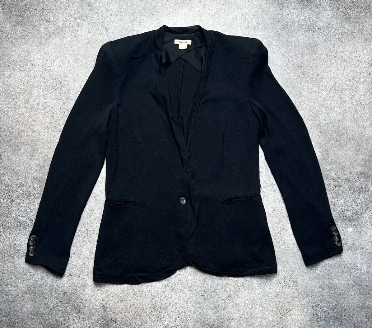 Helmut Lang Helmut Lang one button blazer jacket Size S / US 4 / IT 40 - 1 Thumbnail