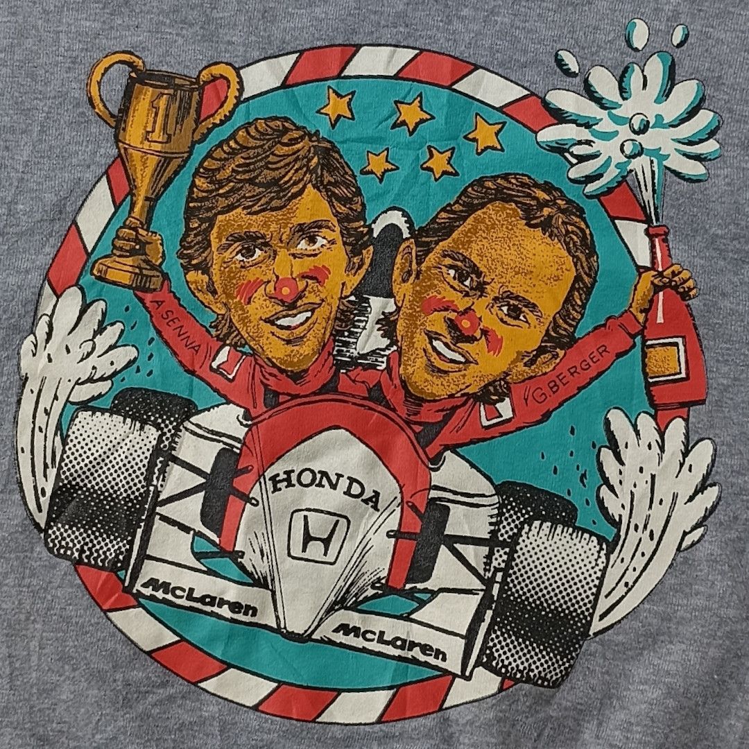 Formula 1 × Honda × Marlboro Vintage 90s Honda Marlboro Mclaren Sweatshirt Size US L / EU 52-54 / 3 - 3 Thumbnail