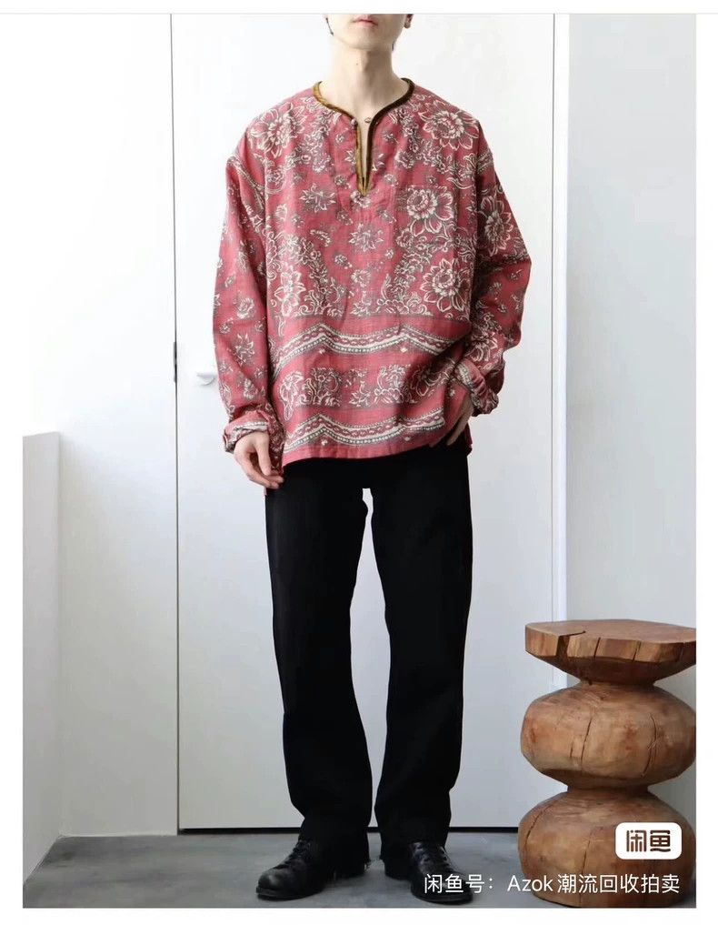 Visvim Visvim22ss Tunic P.O. Wildflower P.W. Floral Shirt 2504-Nex Size US L / EU 52-54 / 3 - 1 Thumbnail