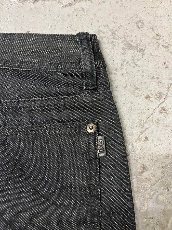 Dolce & Gabbana × Vintage 2000s Dolce & Gabbana Navy Brut Denim Jeans Size US 31 - 9 Thumbnail