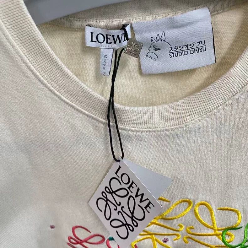 Loewe LOEWE White short-sleeved T-shirt Size XS / US 0-2 / IT 36-38 - 2 Thumbnail