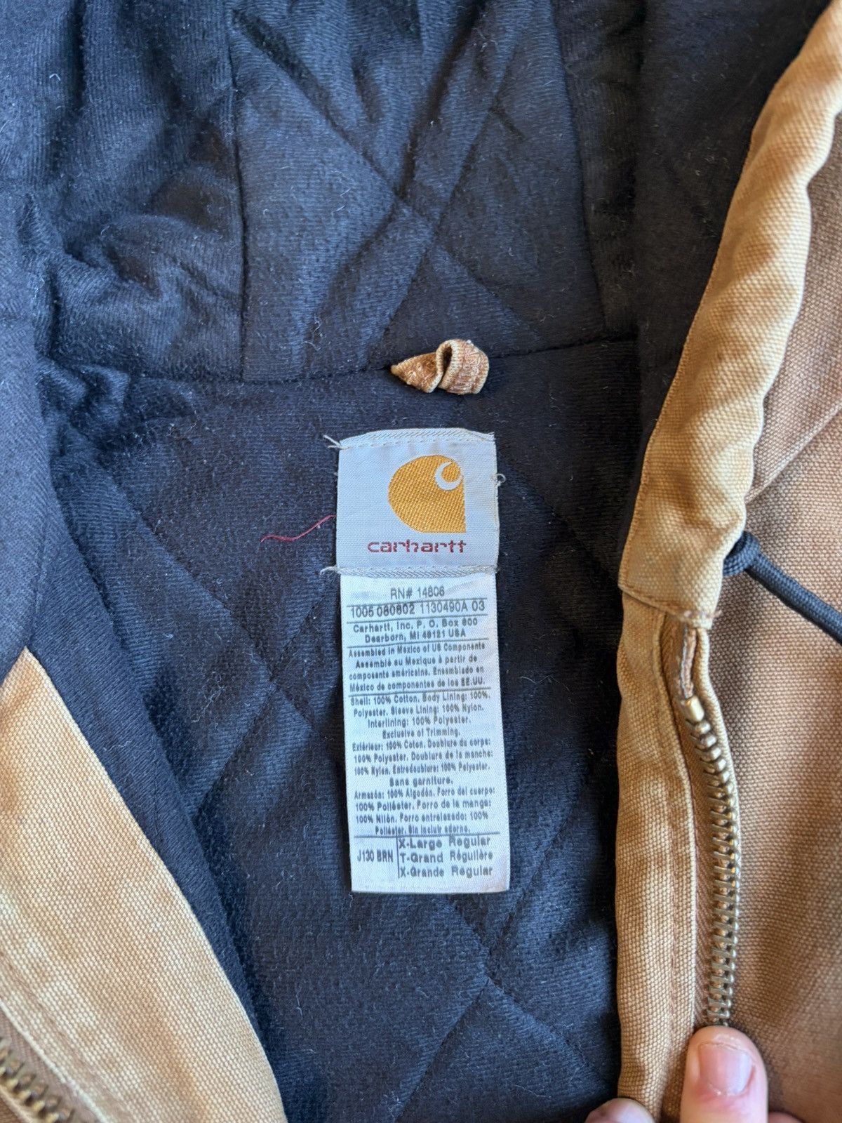 Carhartt Vintage Carhartt Active jacket j130 2005 workwear usa rare Size US XL / EU 56 / 4 - 10 Thumbnail