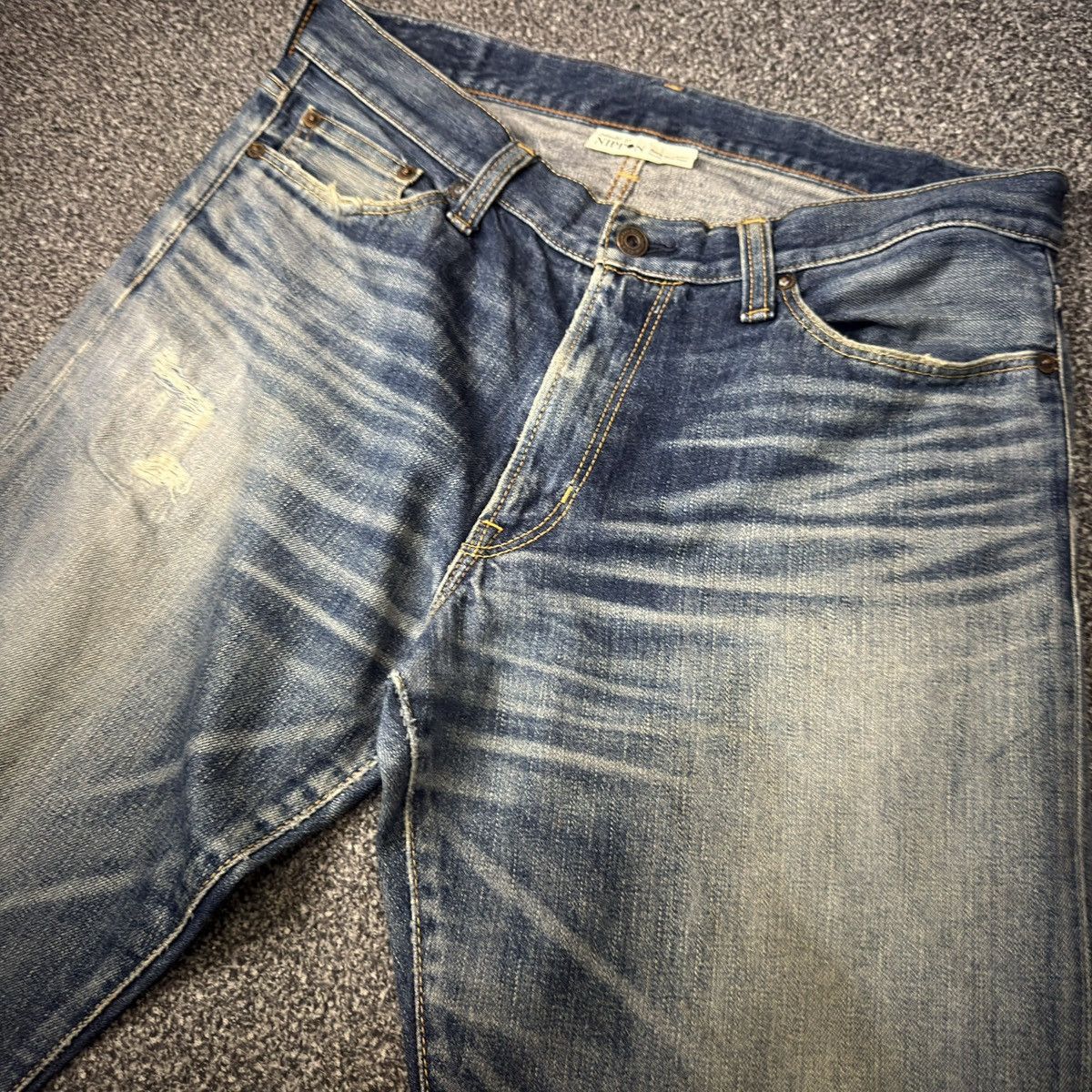 Denim & Co. Archive Japanese 90s Back Number Limited Edition Denim Size US 33 - 3 Thumbnail