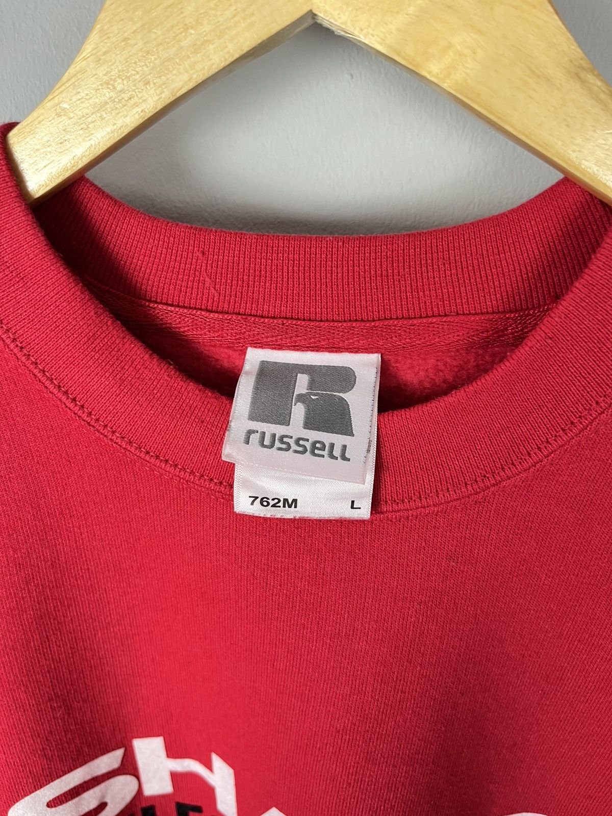 Russell Athletic × Vintage Russell Athletic Sharp Vintage Streetwear Y2K Sweatshirt Size US L / EU 52-54 / 3 - 7 Thumbnail
