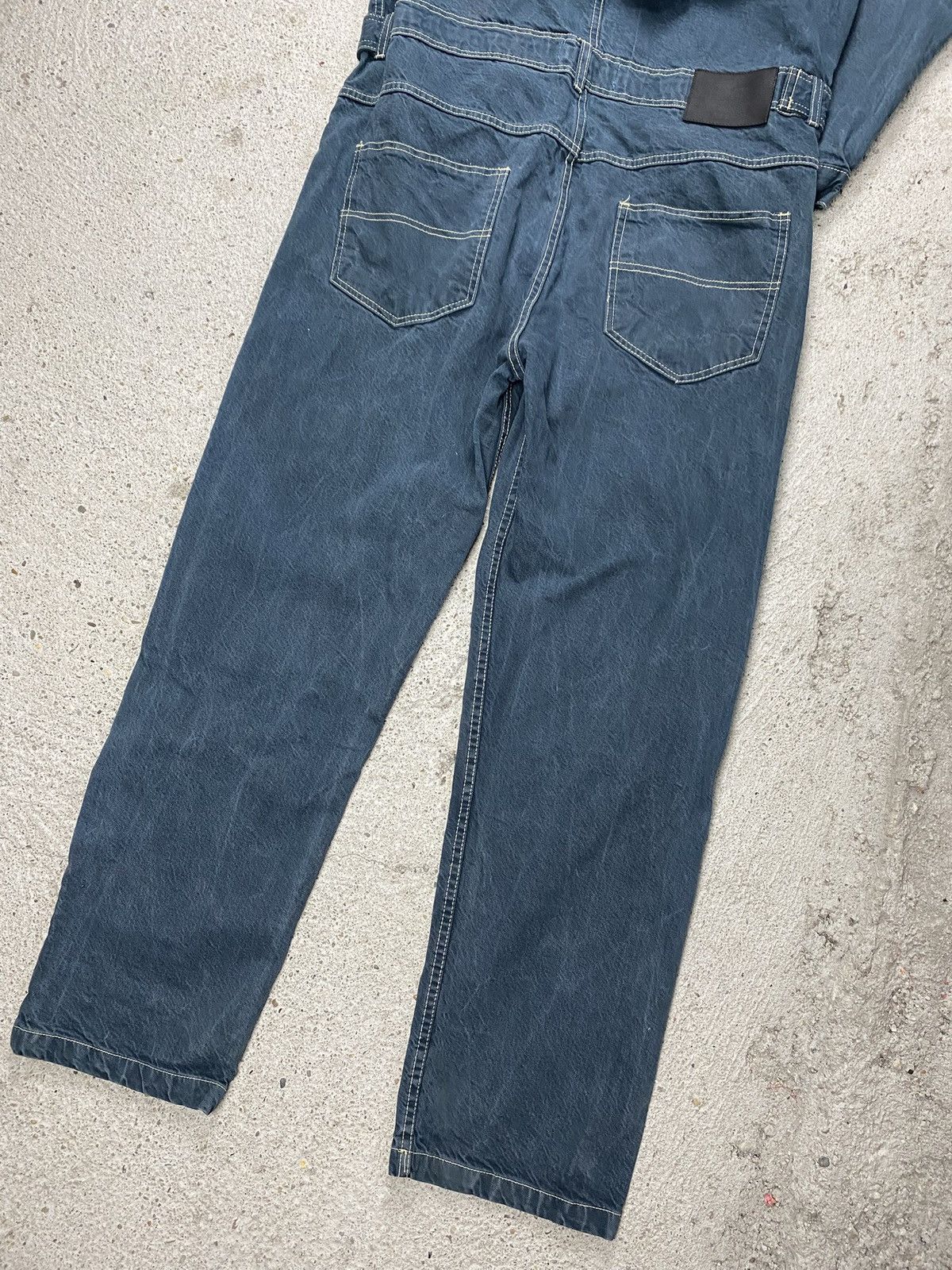Brooklyn Mint Brooklyn mint jumpsuit denim jeans biggie hip hop navy Size US 38 / EU 54 - 11 Thumbnail