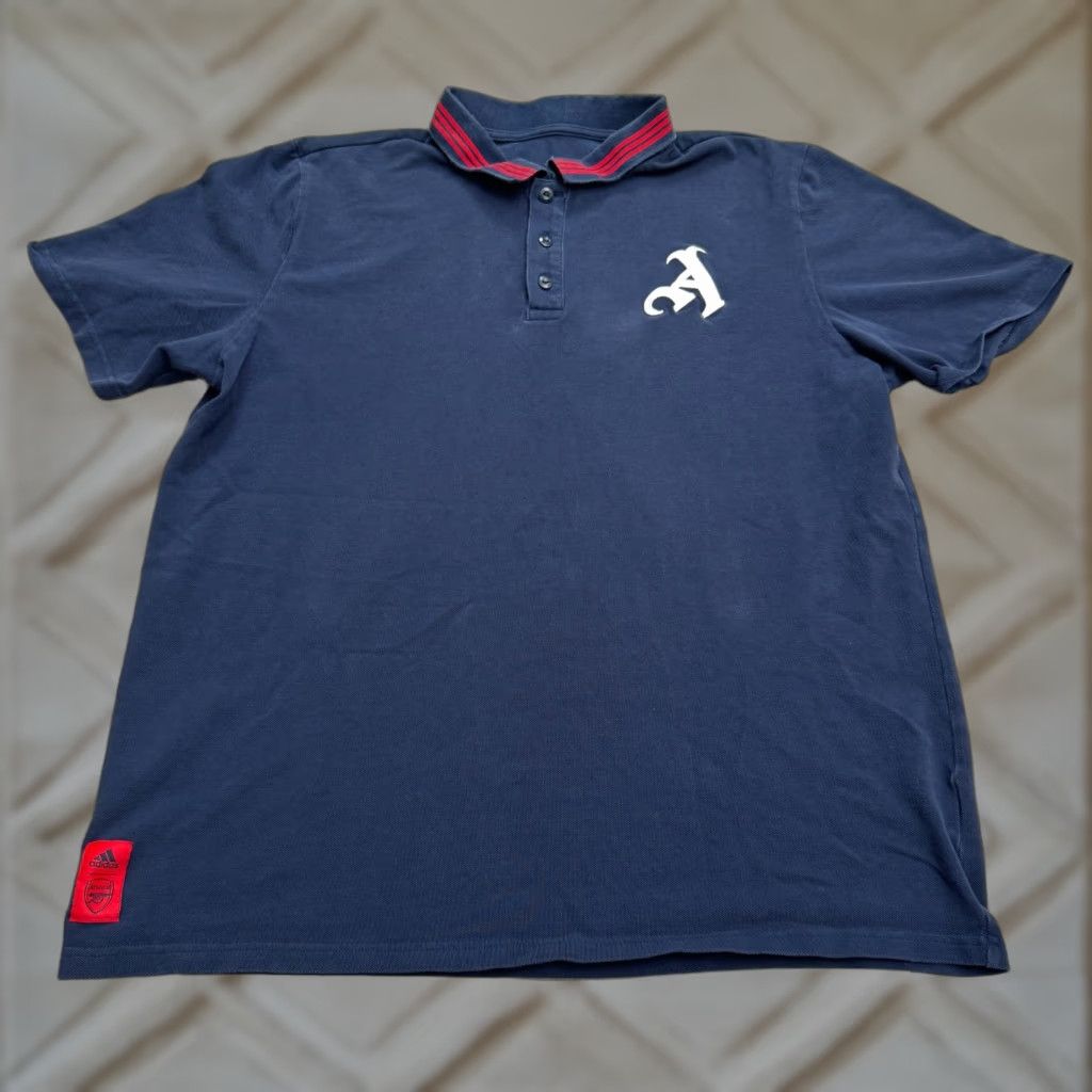 Adidas VINTAGE adidas Polo Shirt Men XL Navy Blue Cotton Casual Activewear Sports Golf Tennis Walking Size US XL / EU 56 / 4 - 1 Thumbnail