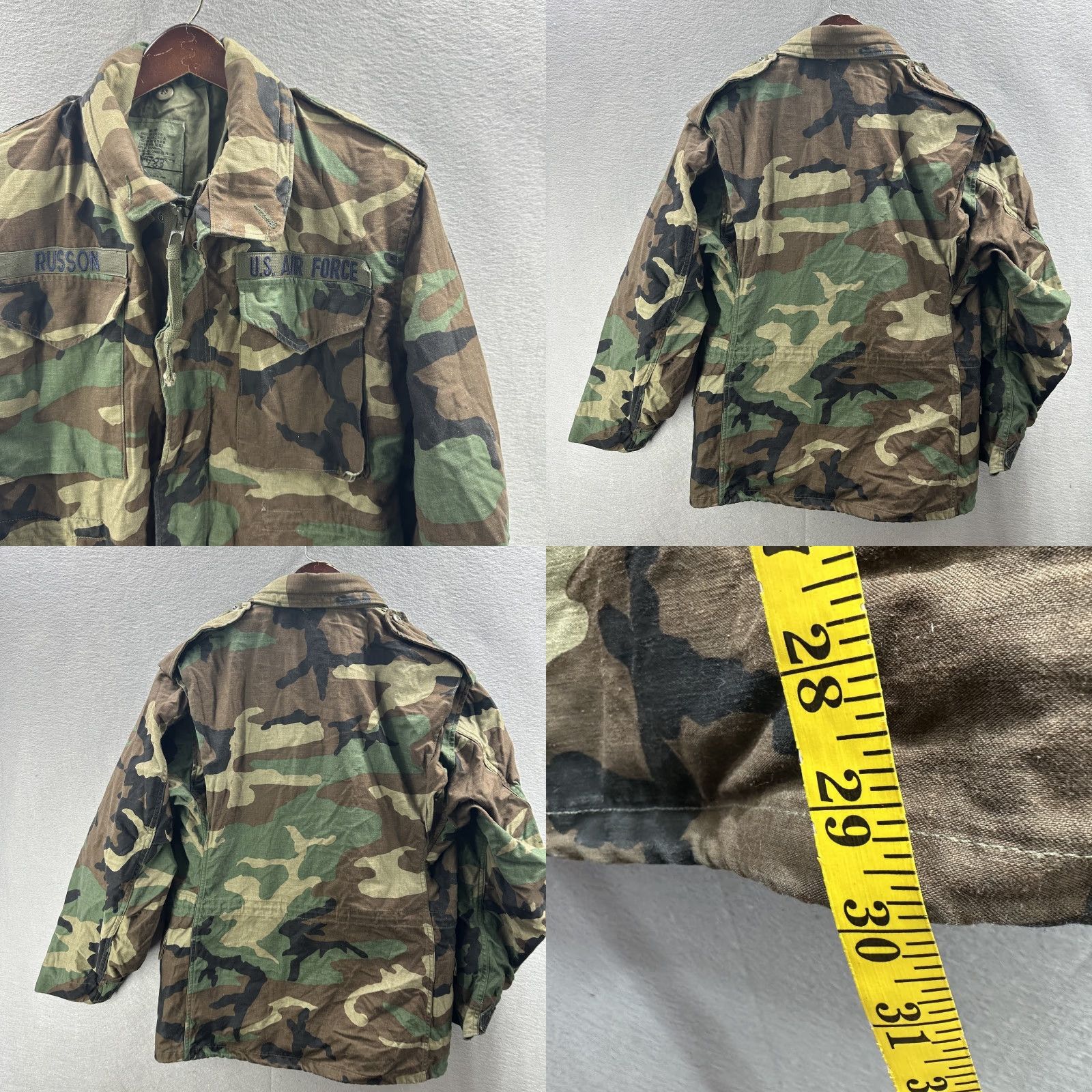 Vintage VINTAGE U.S. Air Force Coat Mens Small Camouflage Camo Cold Weather Jacket 90s Size US S / EU 44-46 / 1 - 8 Thumbnail