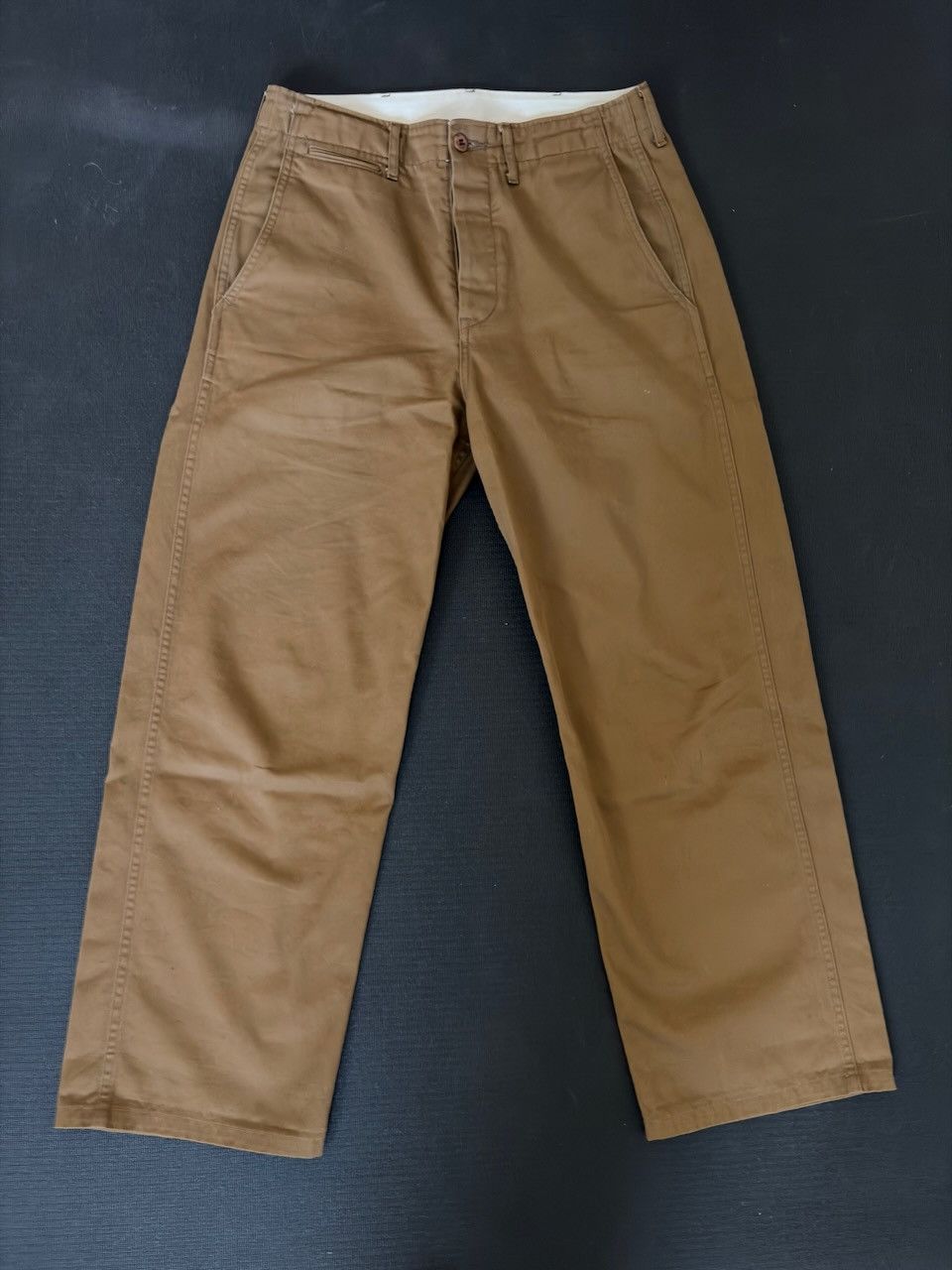 Full Count & Co. Full Count U.S Army Chino 41 Trousers - Brown Size US 32 / EU 48 - 1 Thumbnail