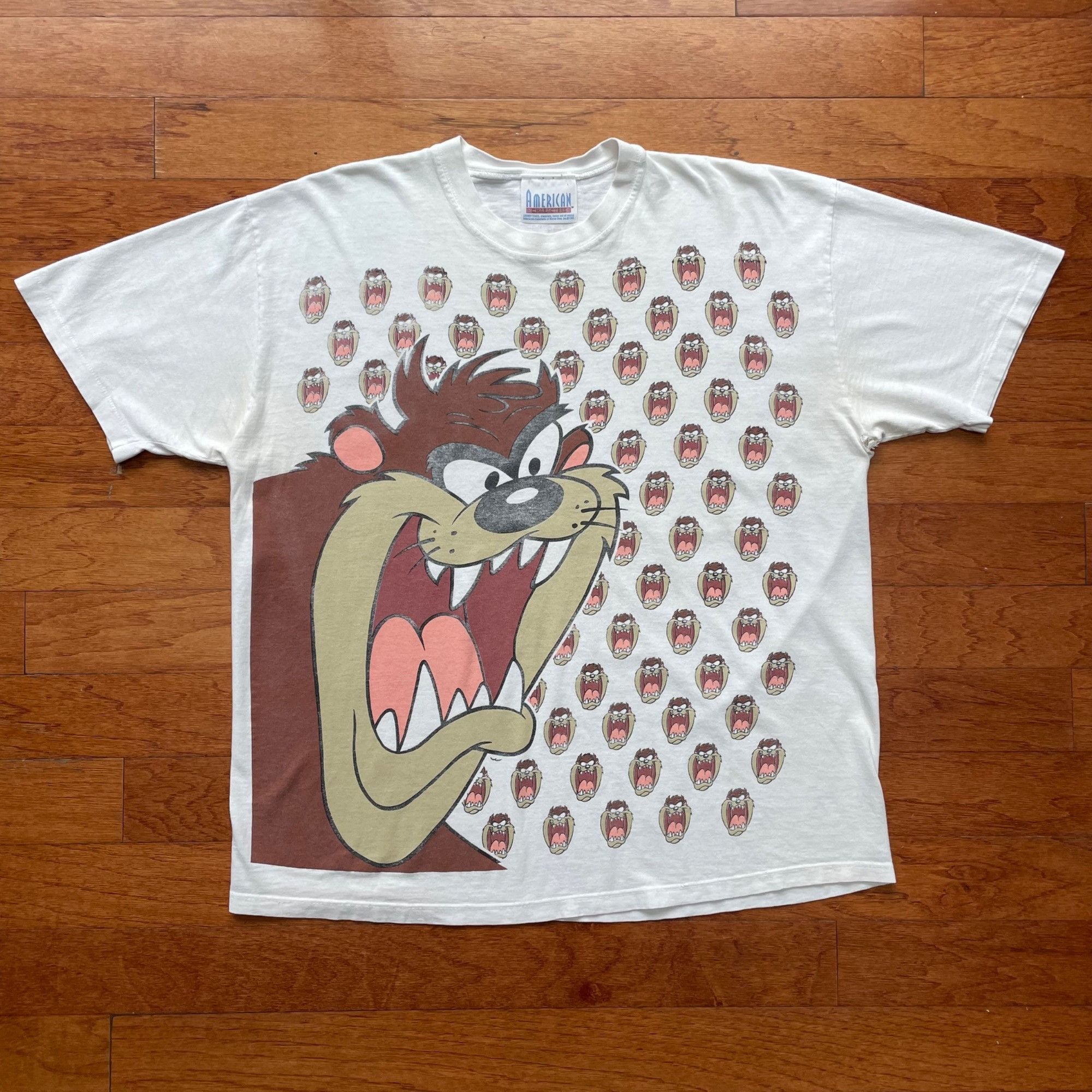 Vintage taz single stitch good tee sz l 1993