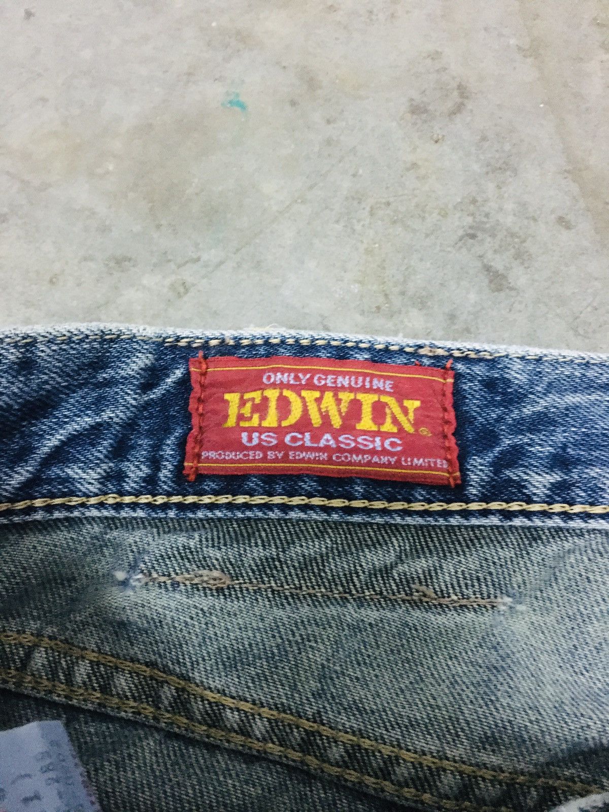 Edwin × Japanese Brand Edwin Distressed Jeans (15) Size US 32 / EU 48 - 9 Thumbnail