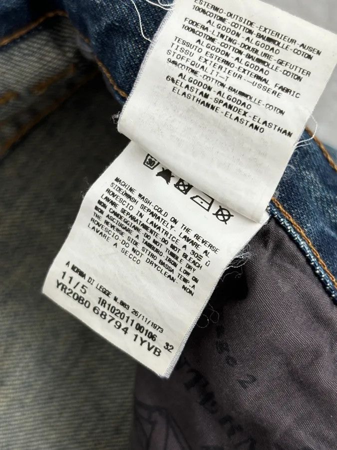 John Galliano AW2011 John Galliano Blue Distressed Denim Jeans Size US 31 - 12 Thumbnail