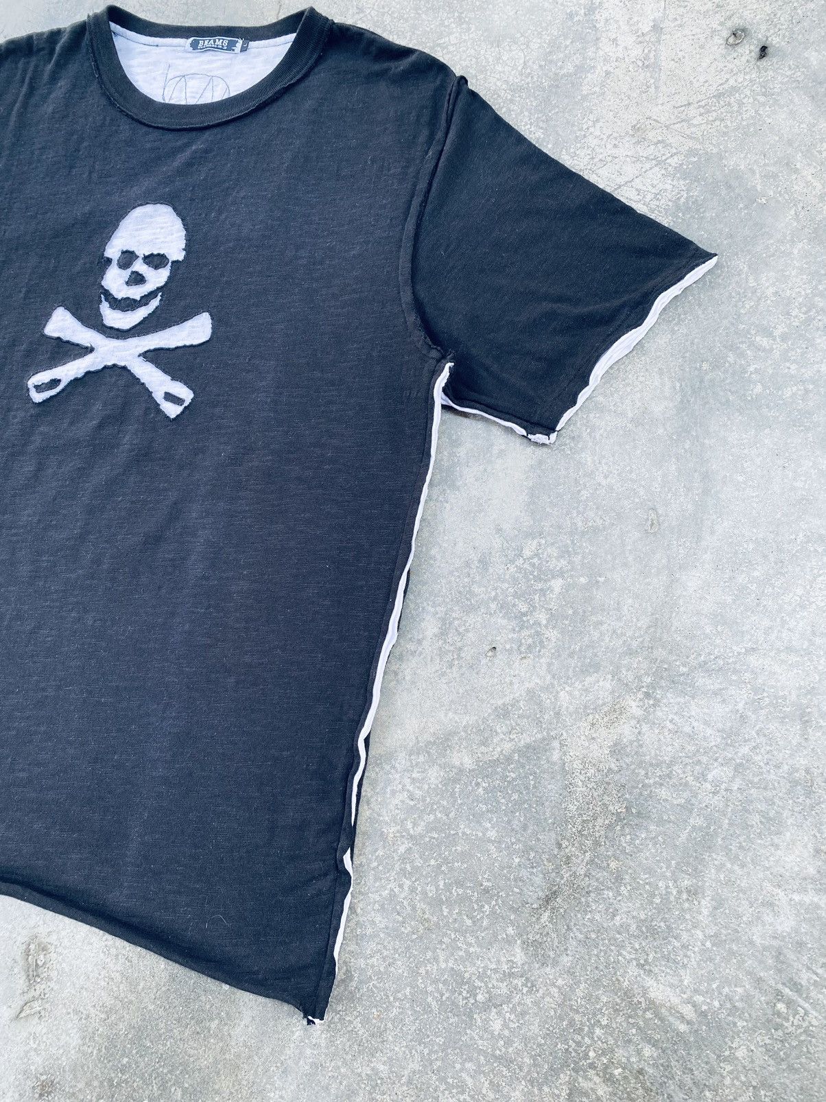 Beams Plus Vintage Beams Japan Skull Center Logo Tees Size US L / EU 52-54 / 3 - 8 Thumbnail