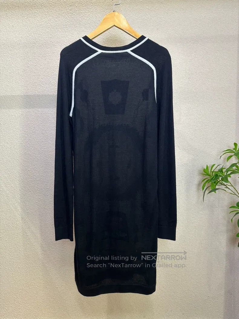 Hermes Hermes Black and White Geometric Pattern Printed Dress Size XXS / US 00 / IT 34 - 2 Thumbnail